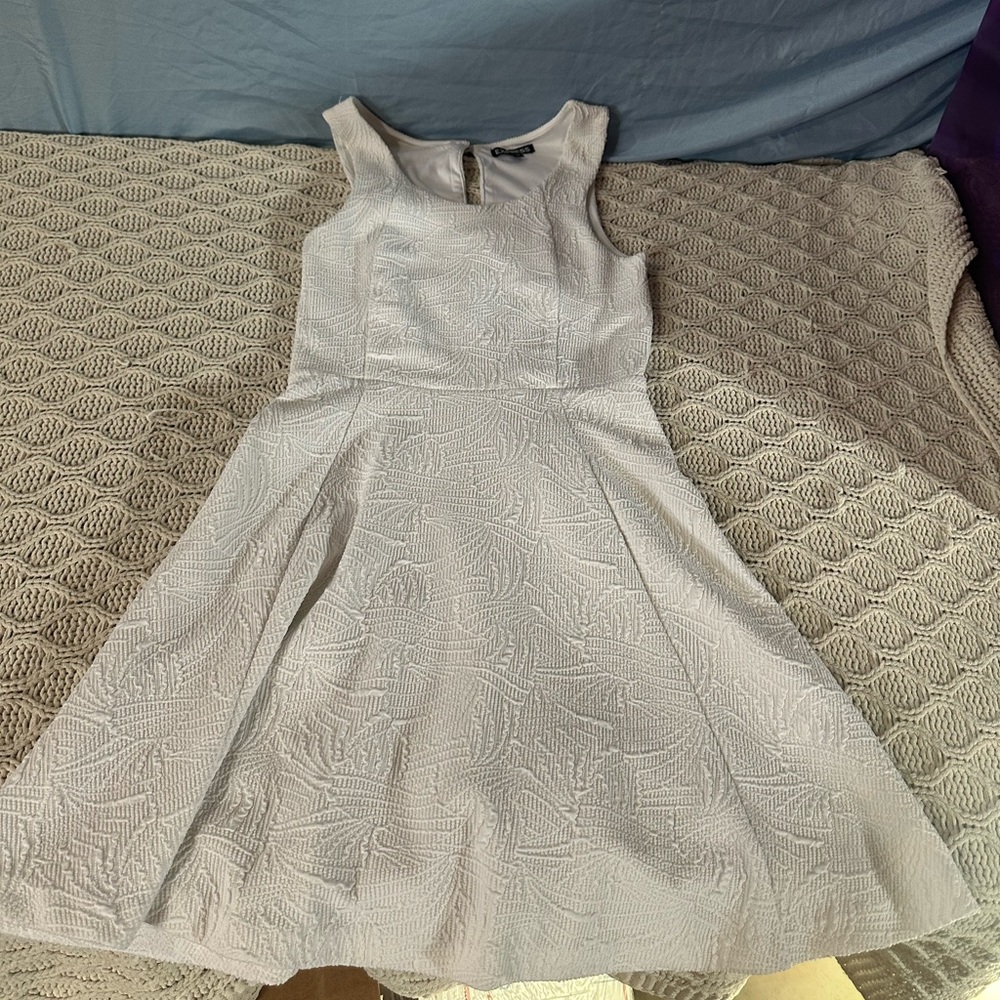Express Ivory Textured Dress